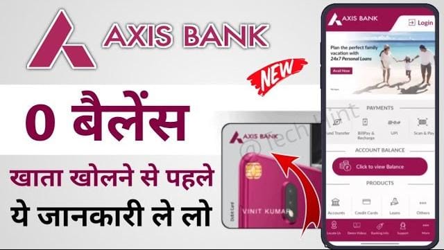 Axis Bank Zero Balance Account