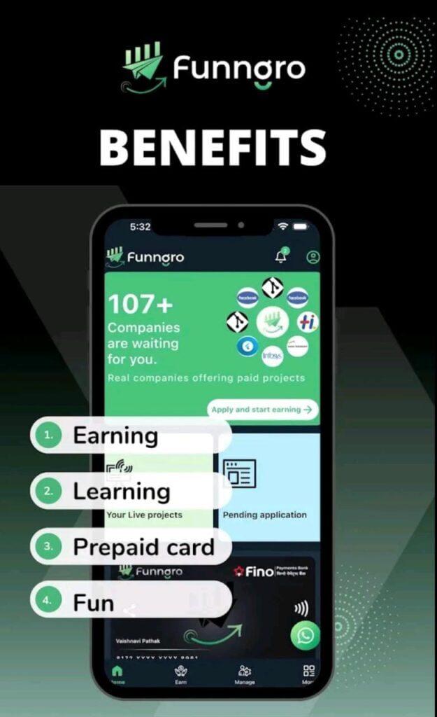 Funngro : अब Minor भी पैसा कमाए आसानी से फ्री खाता और ATM के साथ Funngro review 2023 Funngro