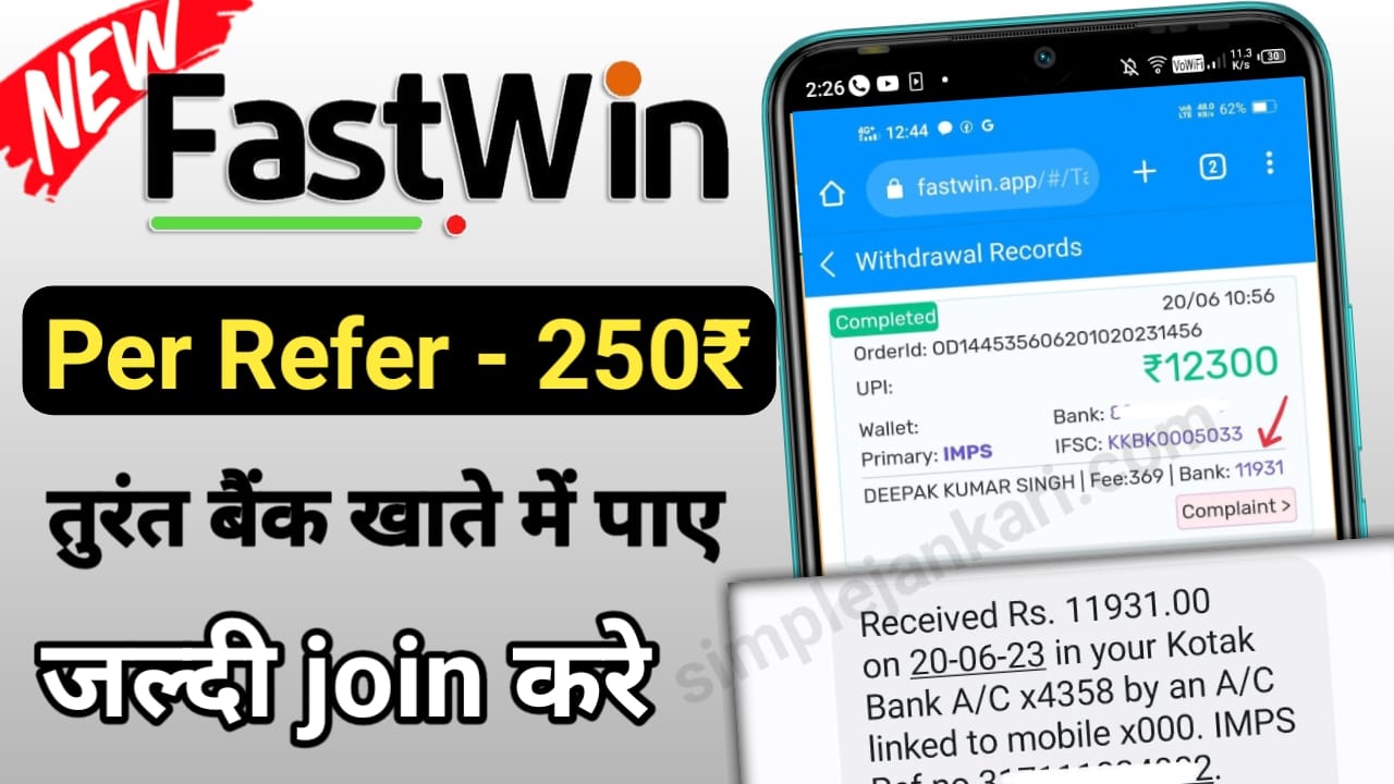 Fastwin Earning App