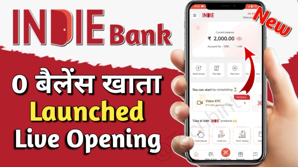 Indusind bank zero balance account opening online : INDIE account opening online in hindi 2024 Indusind bank zero balance account opening online