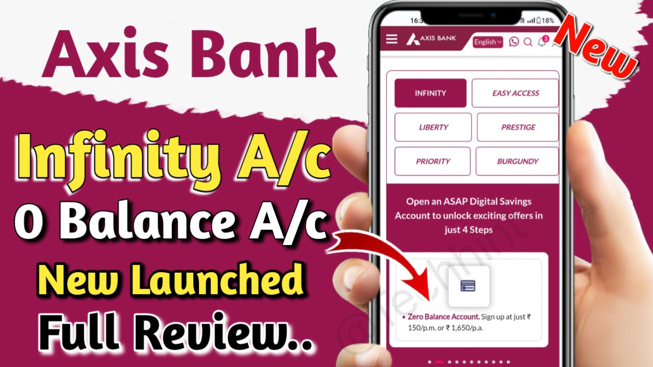 axis bank zero balance account