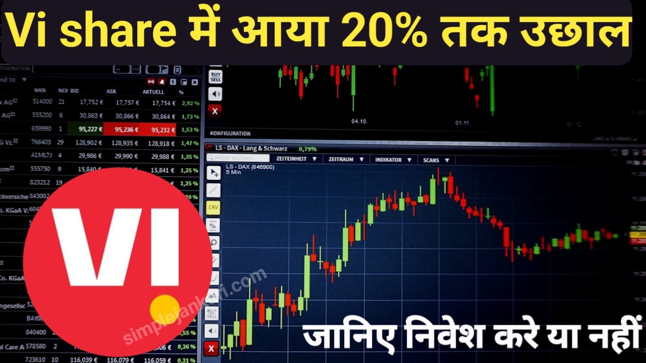 Vi share price jump over 20%